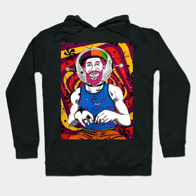 Lee Scratch Perry Hoodie by mijumiART
